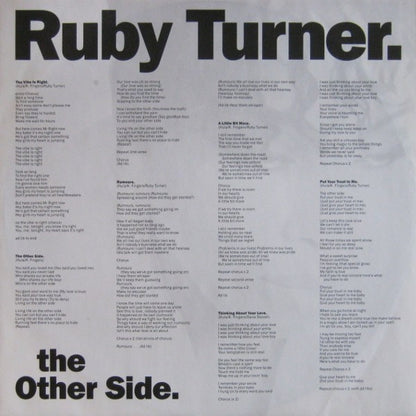 Ruby Turner : The Other Side (LP, Album)