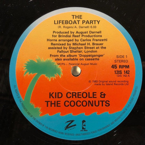 Kid Creole And The Coconuts : The Lifeboat Party (12")