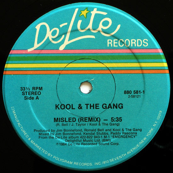 Kool & The Gang : Misled (12", Single)