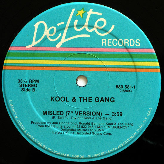 Kool & The Gang : Misled (12", Single)