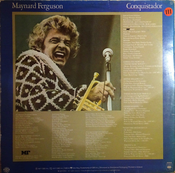 Maynard Ferguson : Conquistador (LP, Album)