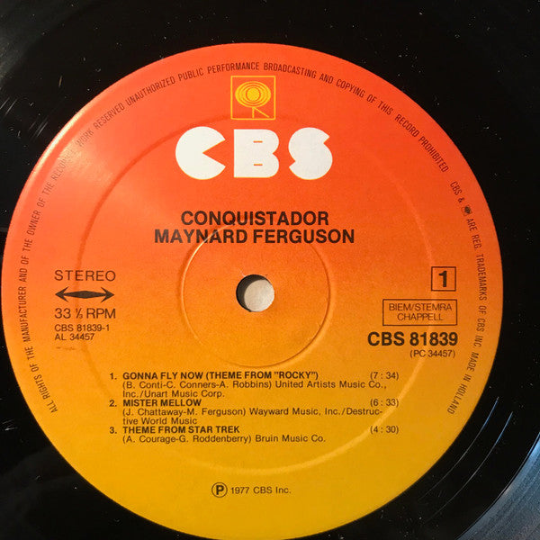 Maynard Ferguson : Conquistador (LP, Album)