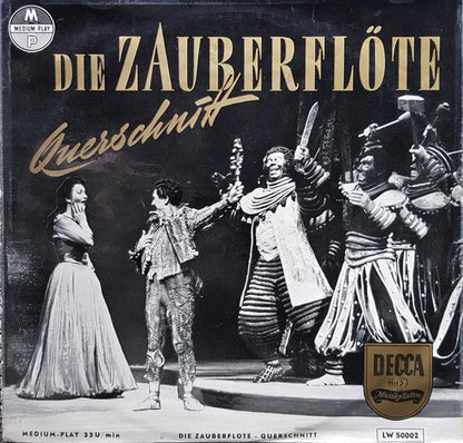 Wolfgang Amadeus Mozart : Die Zauberflöte - Querschnitt (10", Med)