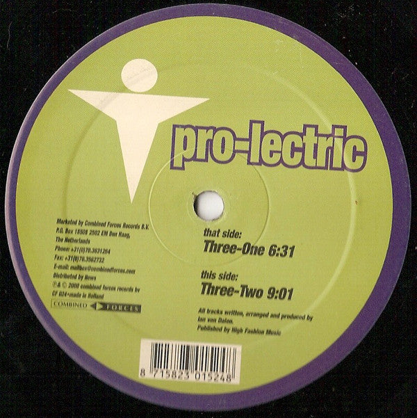 Pro-Lectric : Three-One (12")