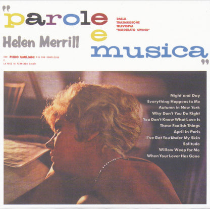 Helen Merrill : Parole E Musica (CD, Album, RE)