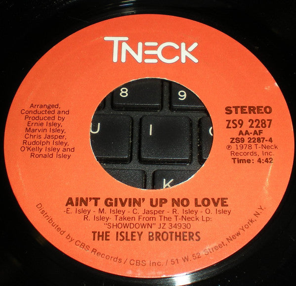 The Isley Brothers : It's A Disco Night (Rock Don't Stop) (7", Single, Styrene, Ter)