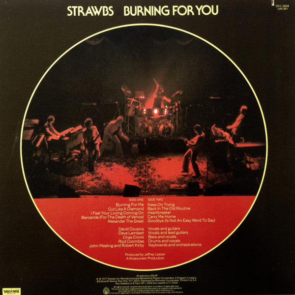 Strawbs : Burning For You (LP, Album)