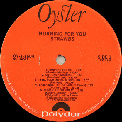 Strawbs : Burning For You (LP, Album)