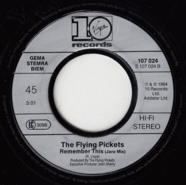 The Flying Pickets : Who's That Girl (7", Single)