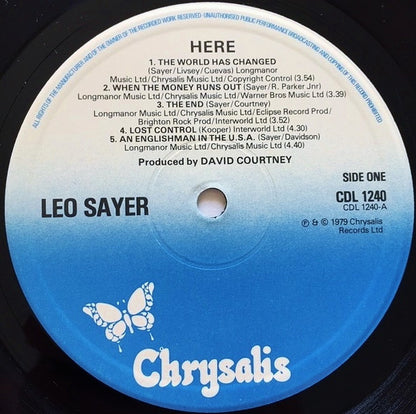 Leo Sayer : Here (LP, Album)