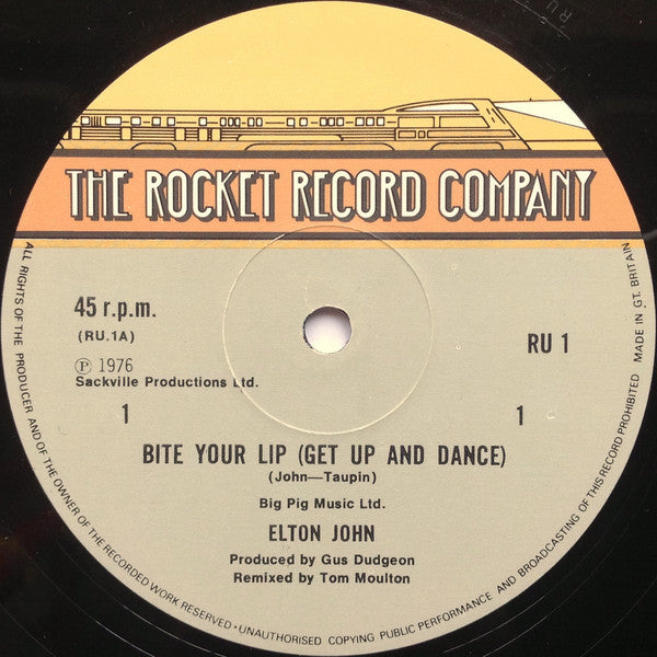 Elton John / Kiki Dee : Bite Your Lip (Get Up And Dance) / Chicago (12", Single)