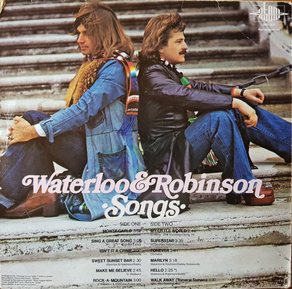 Waterloo & Robinson : Songs (LP, Album)