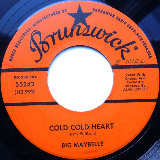 Big Maybelle : Cold Cold Heart (7", Single)