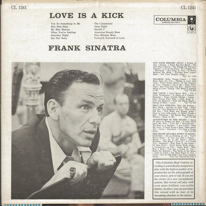 Frank Sinatra : Love Is A Kick (LP, Album, Comp, Mono)