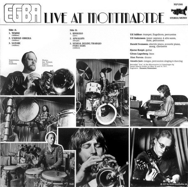 EGBA : Live At Montmartre (LP)