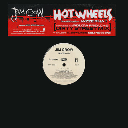 Jim Crow : Hot Wheels (12", Promo)