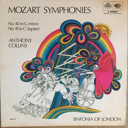 Wolfgang Amadeus Mozart - The Sinfonia Of London, Anthony Collins (2) : Mozart Symphonies No. 40 in G minor No. 41 in C (Jupiter) (LP)