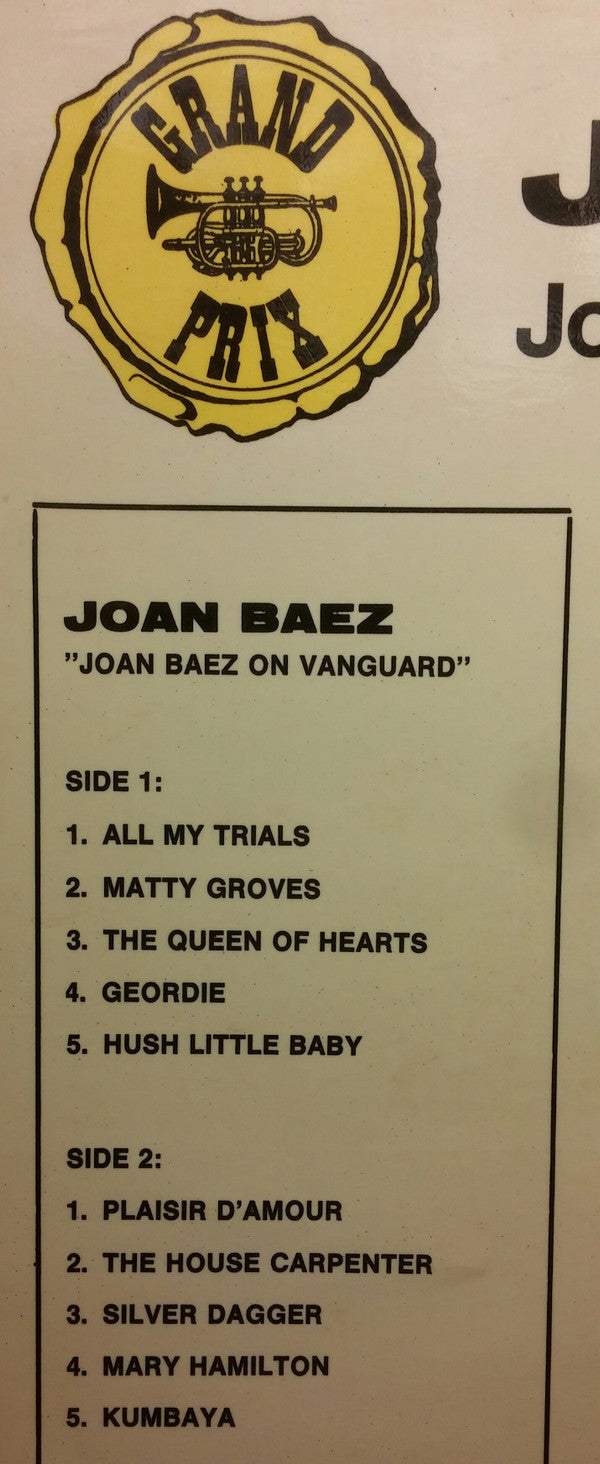 Joan Baez : Joan Baez On Vanguard (LP, Comp)