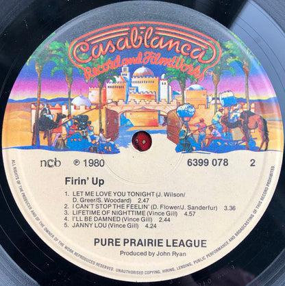 Pure Prairie League : Firin' Up (LP, Album)