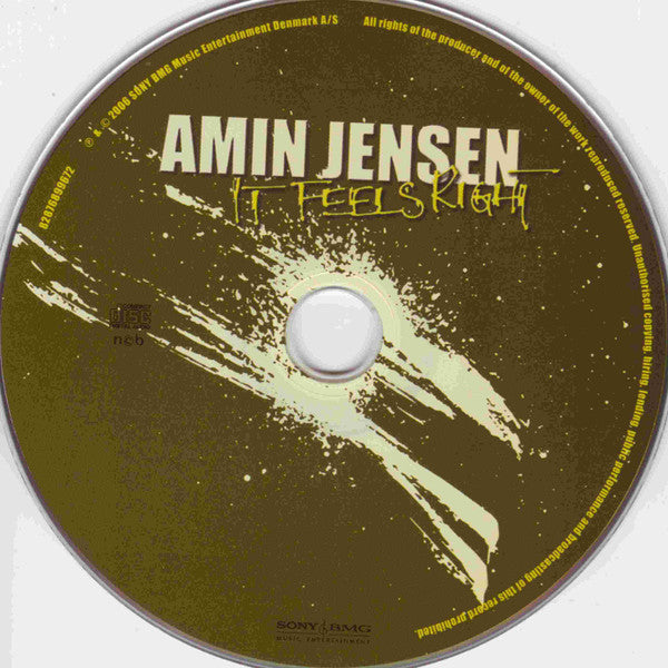 Amin Jensen : It Feels Right (CD, Album)