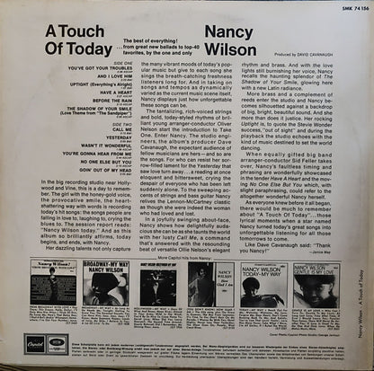 Nancy Wilson : A Touch Of Today (LP, Album)