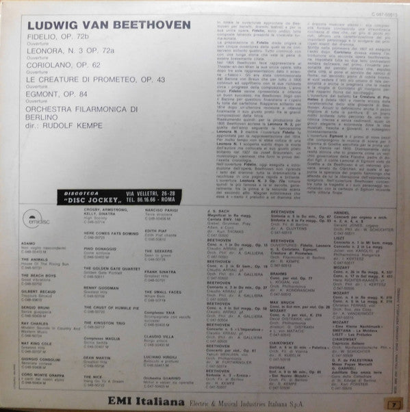 Ludwig van Beethoven : Ouverture (LP)