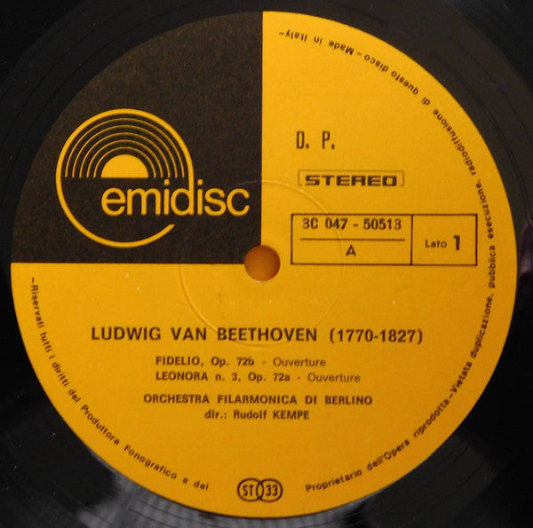 Ludwig van Beethoven : Ouverture (LP)