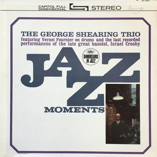 George Shearing Trio : Jazz Moments (LP, Album)