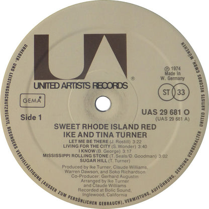 Ike & Tina Turner : Sweet Rhode Island Red (LP, Album)