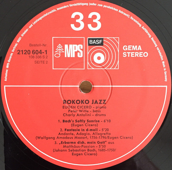 Eugen Cicero : Rokoko-Jazz (LP, RE)