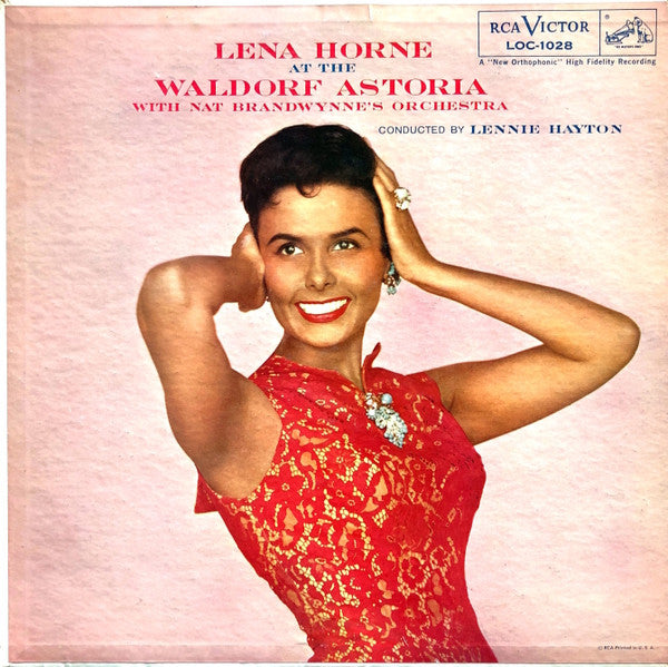 Lena Horne : Lena Horne At The Waldorf Astoria (LP, Album, Mono)