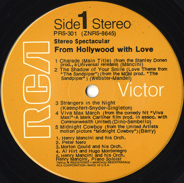 Various : From Hollywood With Love Volume 2 (LP, Comp)