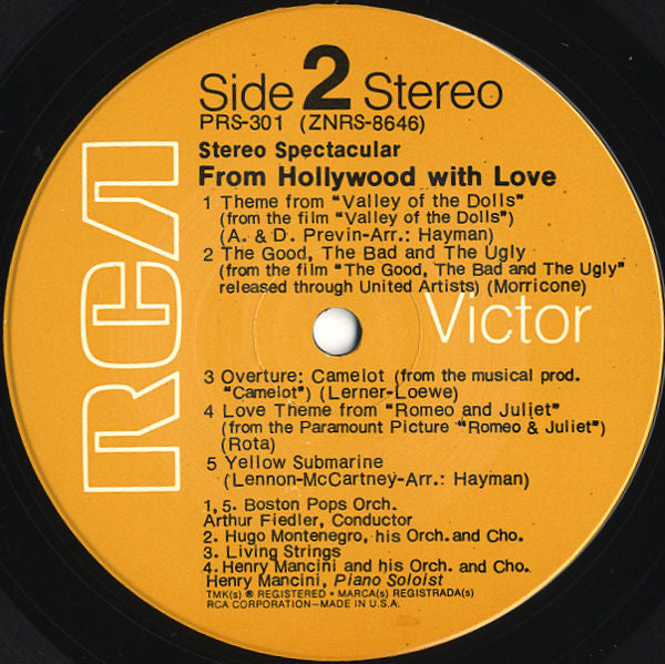 Various : From Hollywood With Love Volume 2 (LP, Comp)