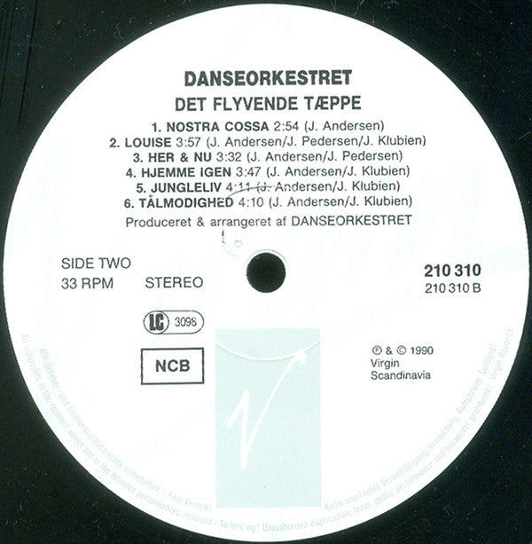 Danseorkestret : Det Flyvende Tæppe (LP, Album)