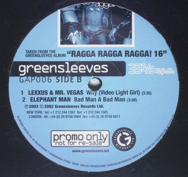 Various : Ragga Ragga Ragga! 16 (12", Comp, Promo)