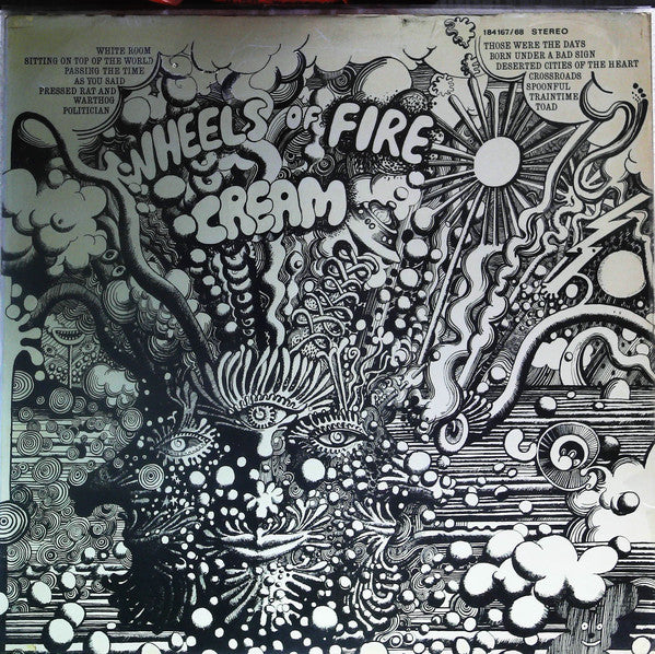 Cream (2) : Wheels Of Fire (2xLP, Album, Gat)