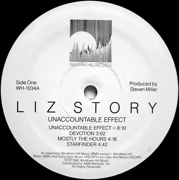 Liz Story : Unaccountable Effect (LP, Album)