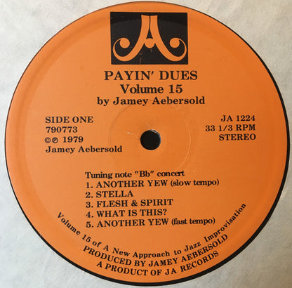 Jamey Aebersold : Payin' Dues (LP)