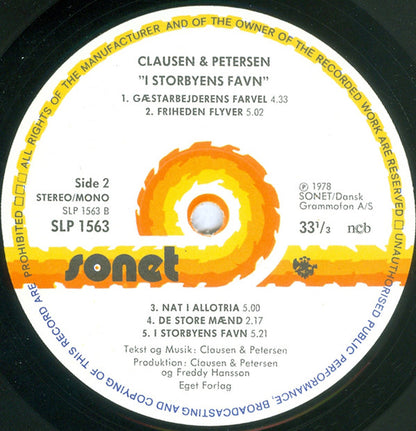 Clausen & Petersen : I Storbyens Favn (2) (LP, Album)