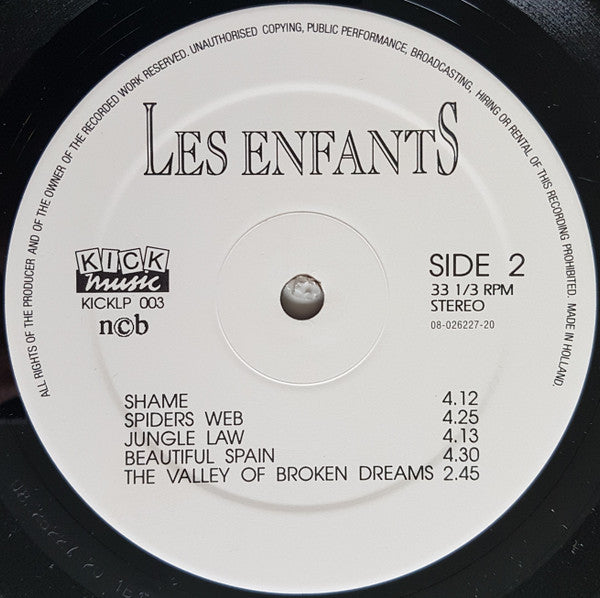 Les Enfants (3) : Rainy Days (LP)