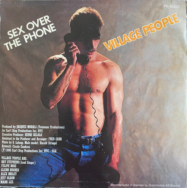 Village People : Sex Over The Phone (7", Sol)