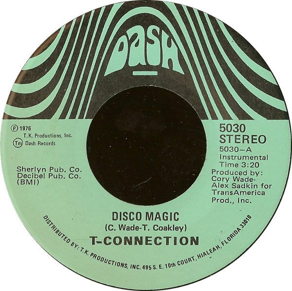 T-Connection : Disco Magic / Monday Morning (7", Single)