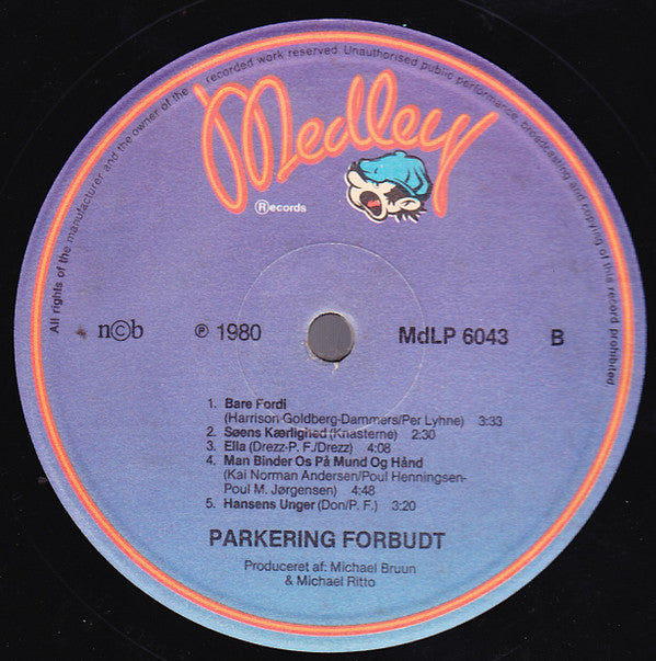 Parkering Forbudt : Det' Osse Os (LP, Album)