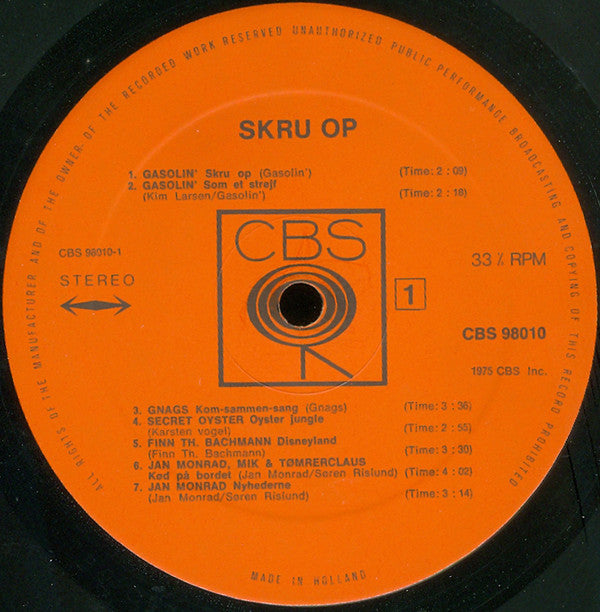 Various : Skru Op (LP, Comp)