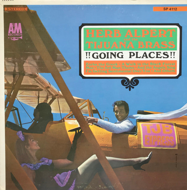 Herb Alpert & The Tijuana Brass : !!Going Places!! (LP, Album, RP)