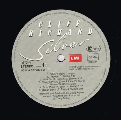 Cliff Richard : Silver (LP, Album)