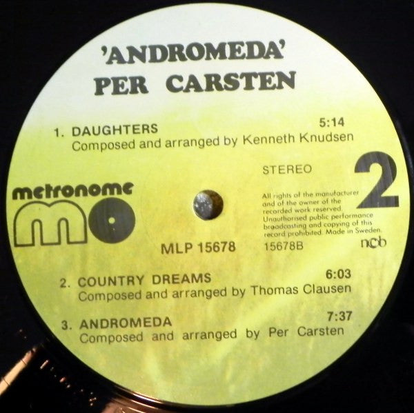 Per Carsten Petersen : Andromeda (LP)