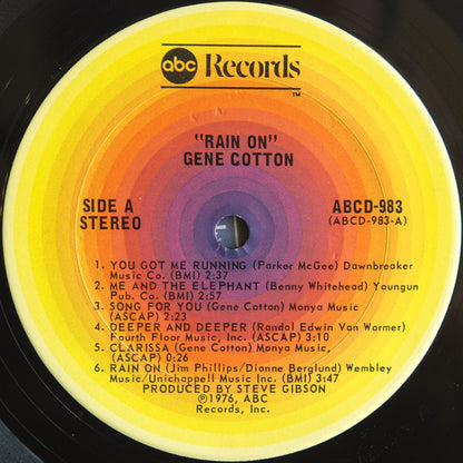 Gene Cotton : Rain On (LP, Album, Ter)