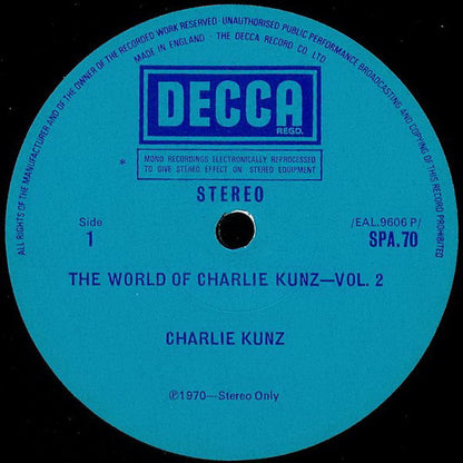 Charlie Kunz : The World Of Charlie Kunz Vol. 2 (LP, Comp)