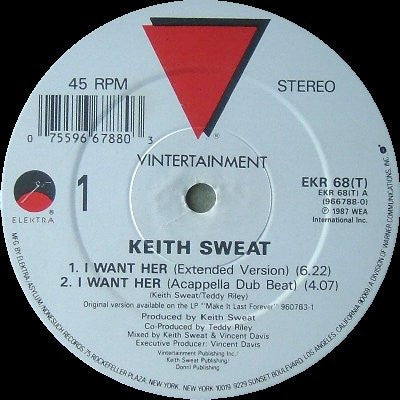 Keith Sweat : I Want Her (12", Single)